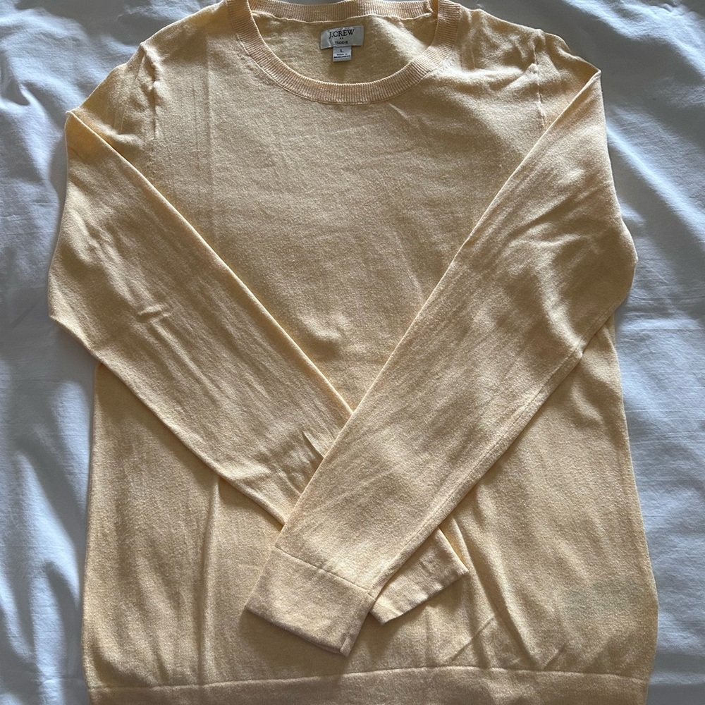 J. Crew Women’s Light Yellow Sweater